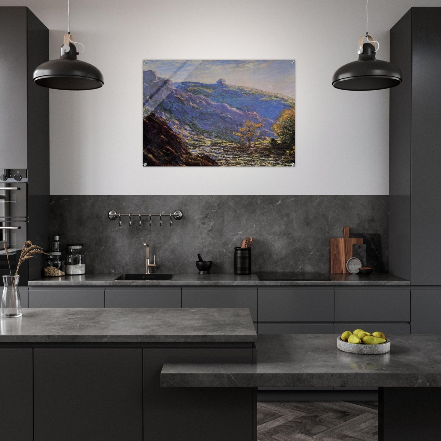 The Old Tree, Sunlight on the Petit Cruese - claude monet Acrylic Print - 70x100 cm / 28x40″ inches | claude monet Wall Art | claude monet Prints