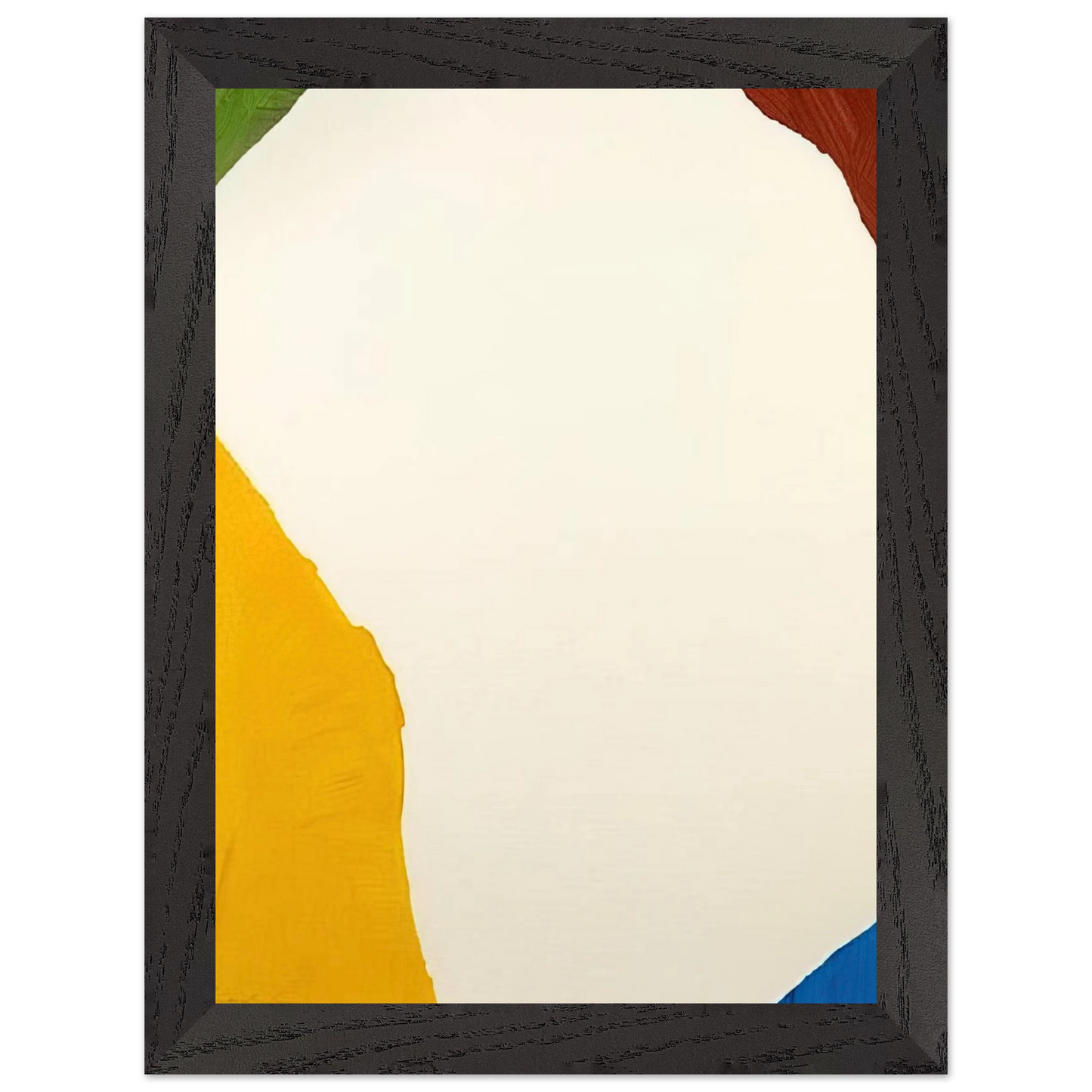 Helen Frankenthaler - Wind Directions - 1970 Wall art - 13x18 cm / 5x7 inches - Premium Wooden Framed Poster With Fine Art Paper - Wood frame