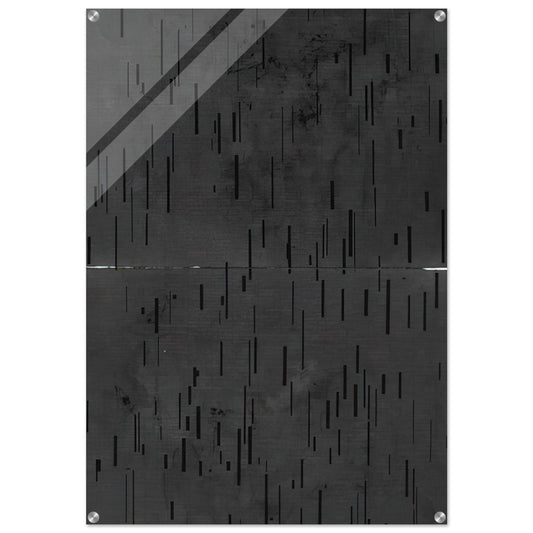 Global Village 1-36 - Abstract Expressionism - John Cage Acrylic Print - 70x100 cm / 28x40″ inches | John Cage Wall Art | John Cage Prints