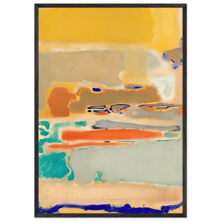 Multiform - 1948 - Mark Rothko 70x100 cm / 28x40 inches Framed Art Print – Black Wooden Frame