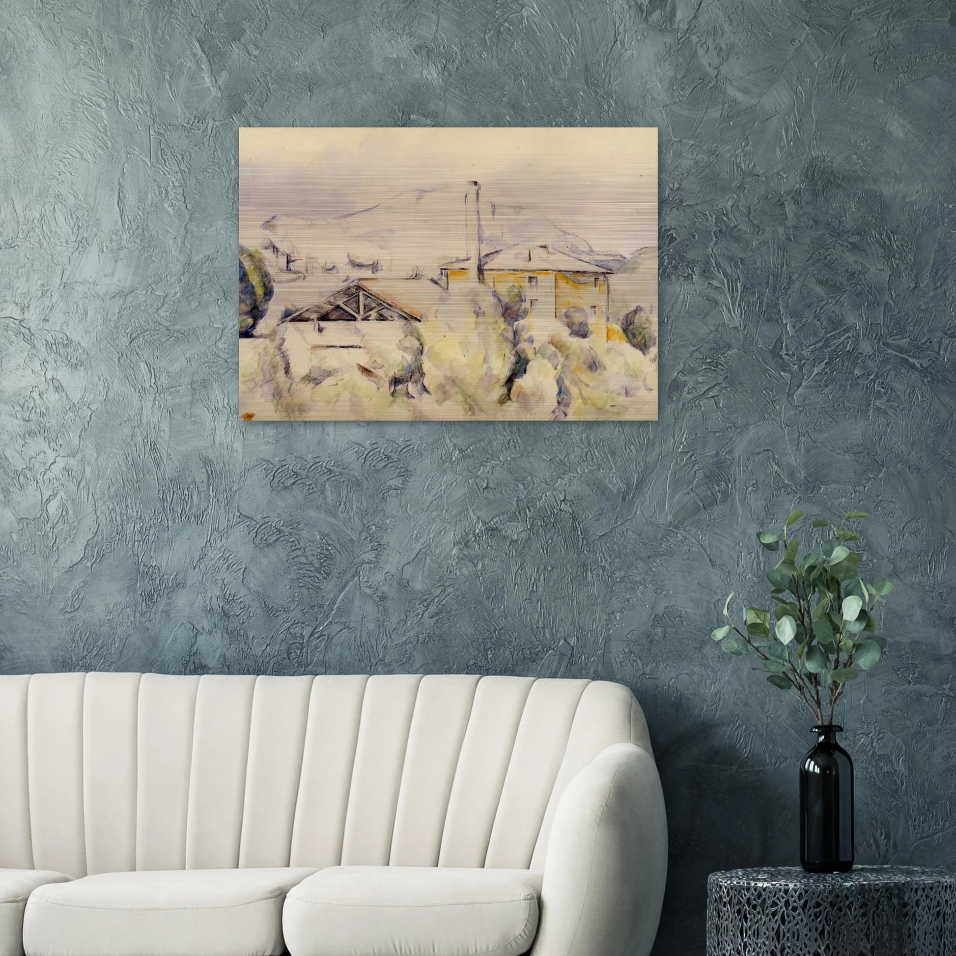 The Lime Kiln - Paul Cézanne Brushed Aluminum Print - 70x100 cm / 28x40 inches | Paul Cézanne Aluminum Print | Paul Cézanne Prints