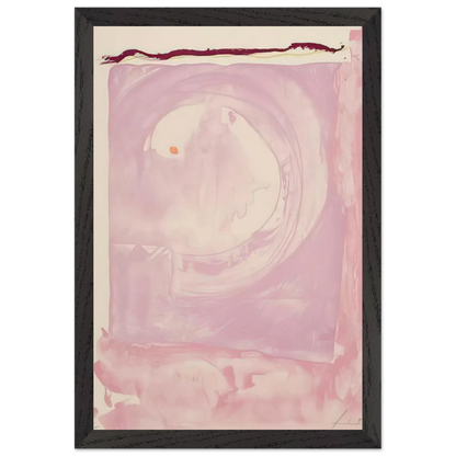 Helen Frankenthaler - Reflections IX - 1995 Wall art - A3 (29.7 x 42  cm) - Premium Wooden Framed Poster With Fine Art Paper - White frame