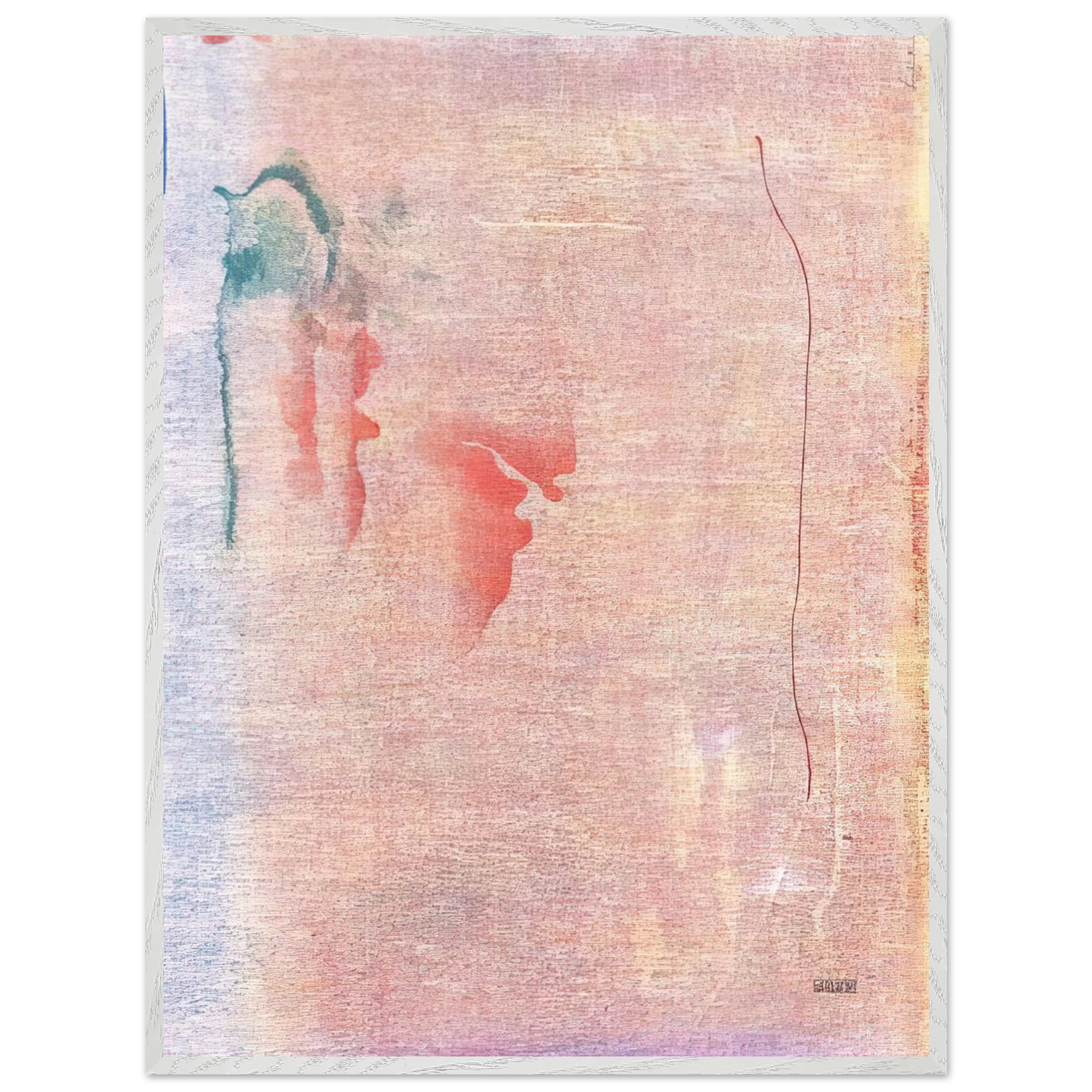 Helen Frankenthaler - Cedar Hill - 1983 Wall art - 30x40 cm / 12x16 inches - Premium Wooden Framed Poster With Fine Art Paper - Wood frame