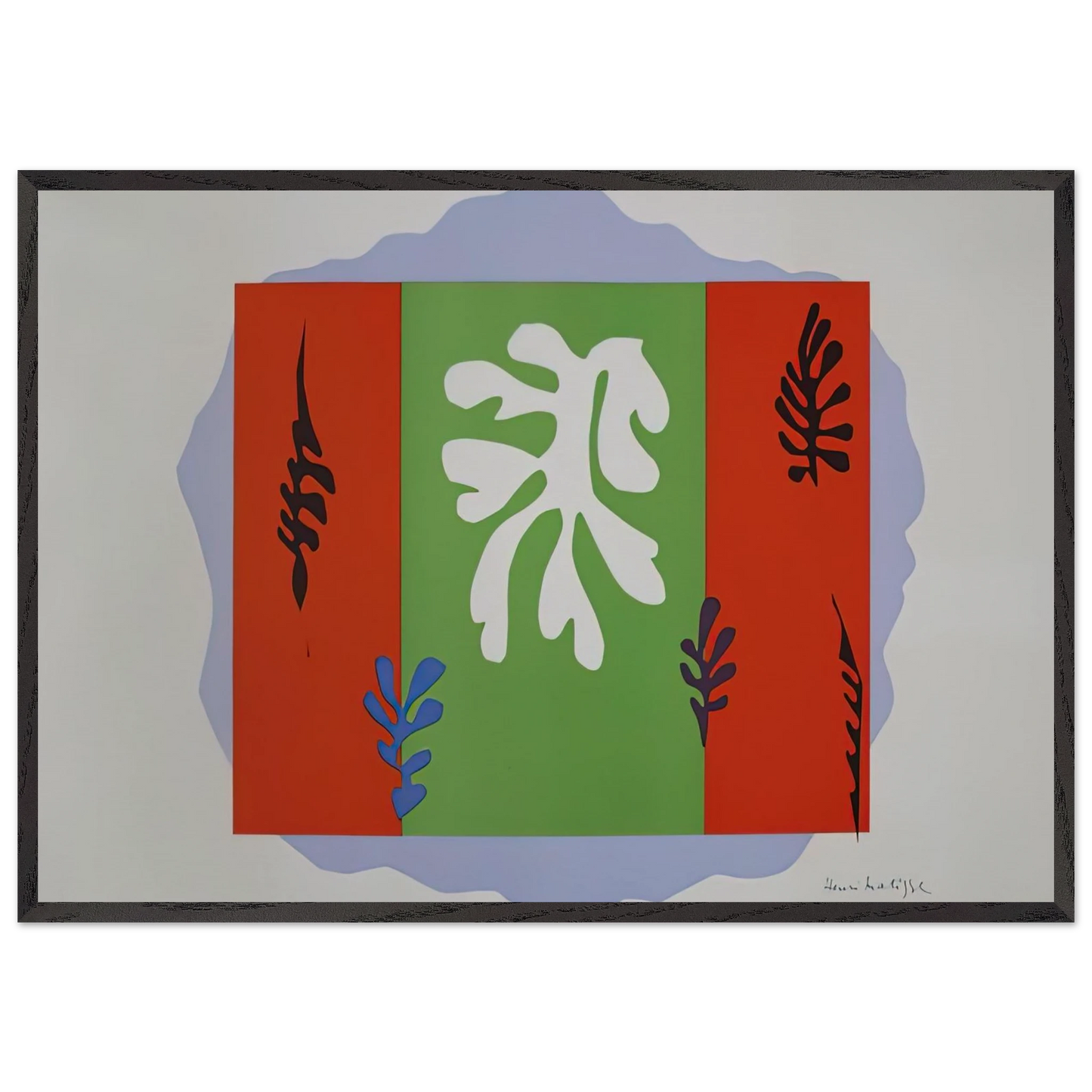 THE DANCER 1949 - Henri Matisse Framed Art Print – Black Wooden Frame - Default Title - -Framed Art Print