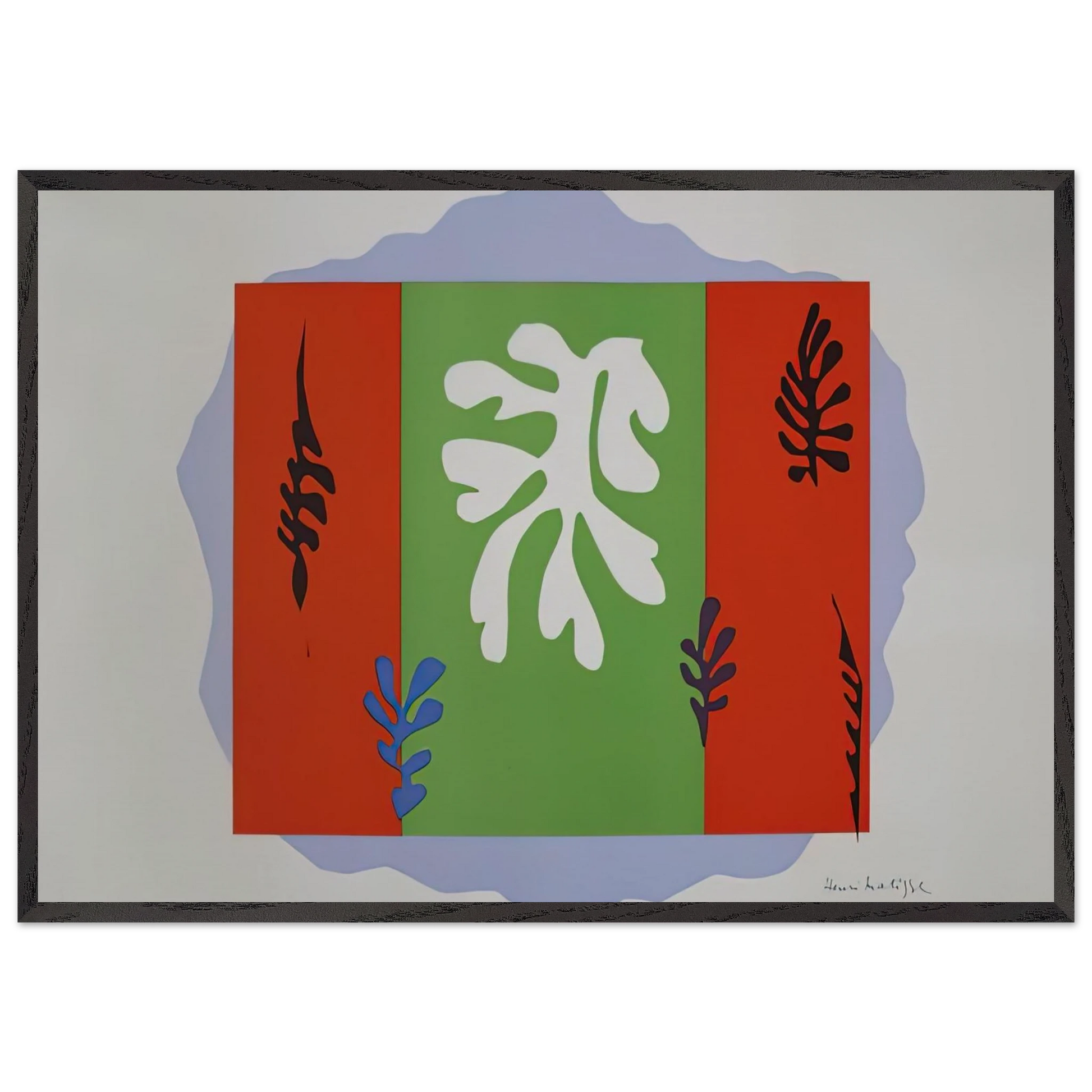 THE DANCER 1949 - Henri Matisse Framed Art Print – Black Wooden Frame - Default Title - -Framed Art Print