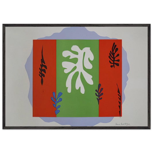 THE DANCER 1949 - Henri Matisse 70x100 cm / 28x40 inches Framed Art Print – Black Wooden Frame