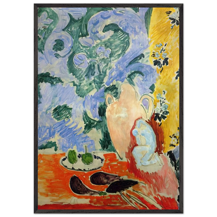STILL LIFE 13 - Henri Matisse 70x100 cm / 28x40 inches Framed Art Print – Black Wooden Frame