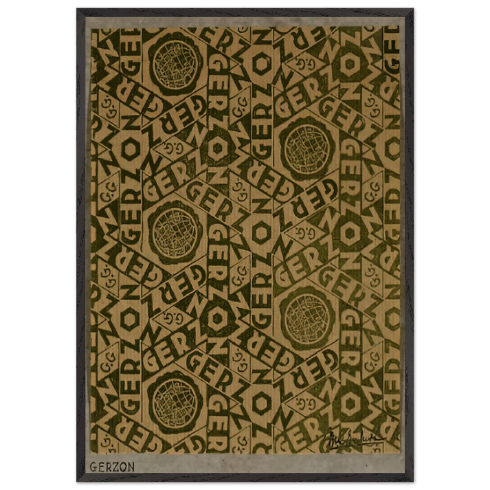 ESCHER 19 - MC Escher 70x100 cm / 28x40 inches Framed Art Print – Black Wooden Frame | Maurits Cornelis Escher Prints