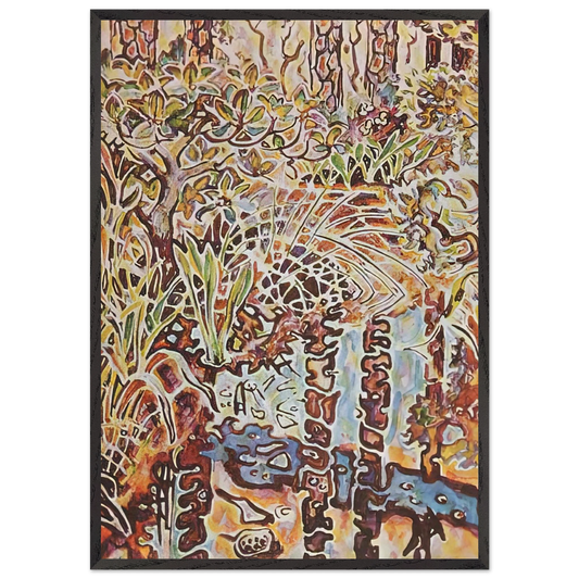 Walter Anderson N25 - Walter Inglis Anderson Framed Art Print – Black Wooden Frame - Default Title - -Framed Art Print