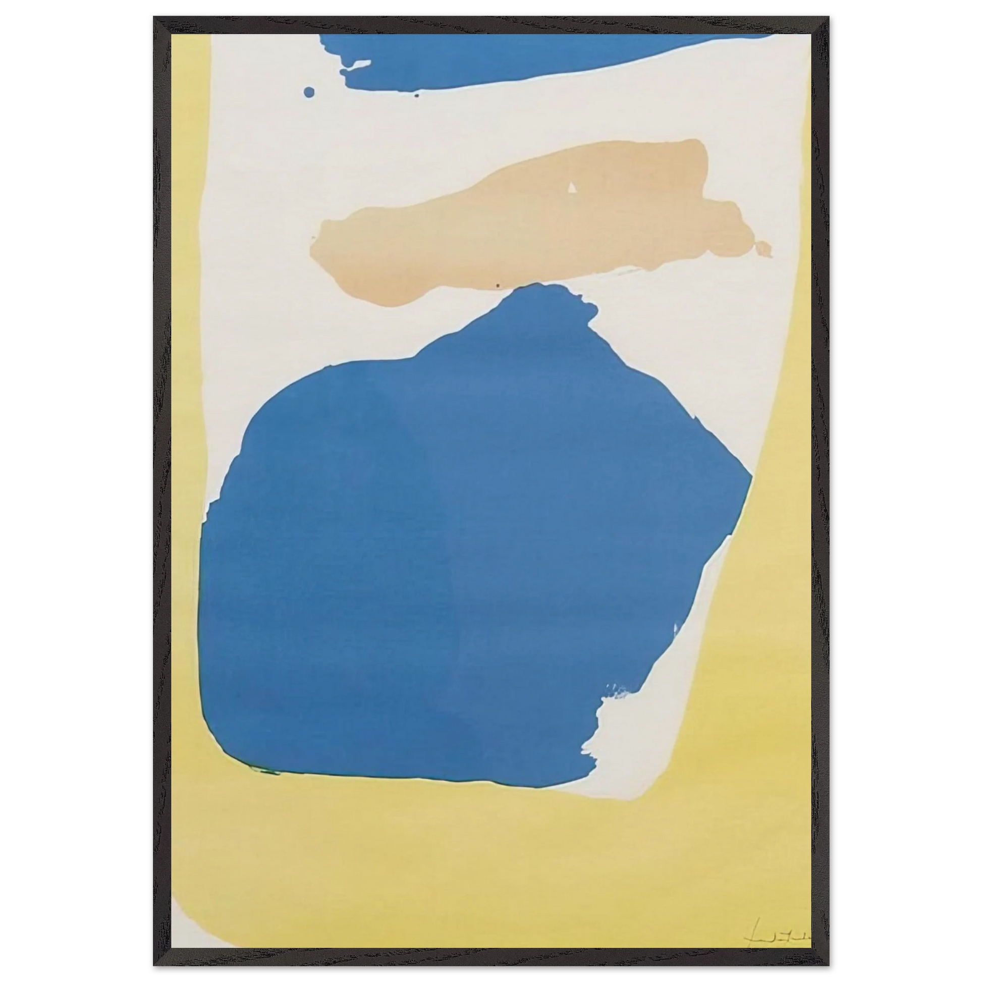 Frankenthaler Preview - 1965 - Helen Frankenthaler Framed Art Print – Black Wooden Frame - Default Title - -Framed Art Print
