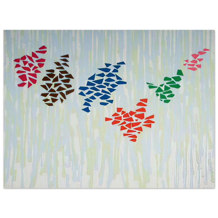 Robert Goodnough - Untitled - 1976  75x100 cm / 30x40inches Fine Art Poster