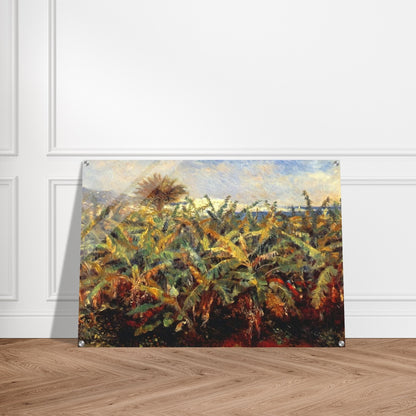 Field of Banana Trees - Pierre-Auguste Renoir Acrylic Print - 70x100 cm / 28x40″ inches | Pierre-Auguste Renoir Wall Art | Pierre-Auguste Renoir Prints