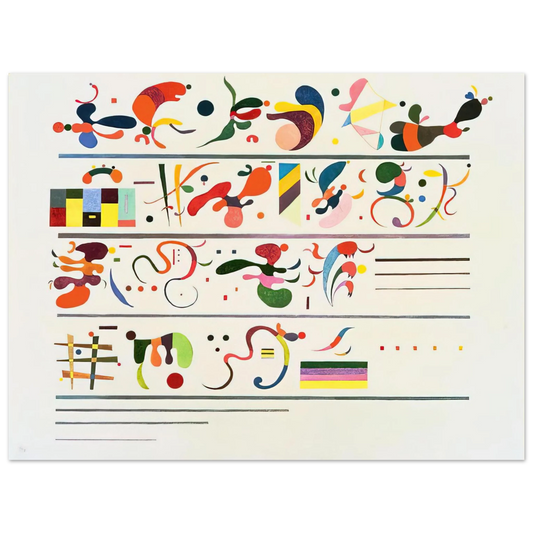 Wassily Kandinsky - SUCCESSION 1935 Fine Art Poster - Default Title
