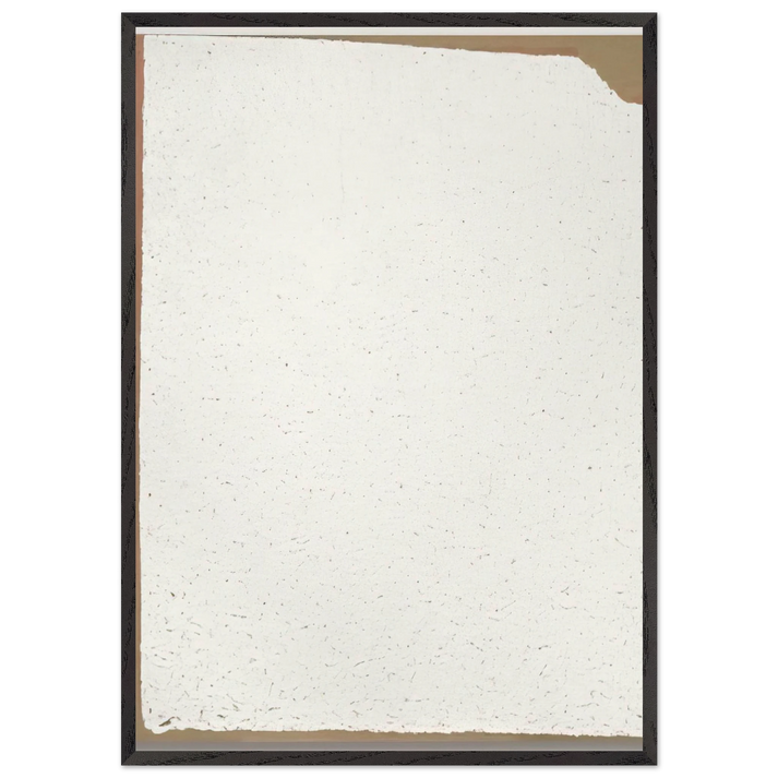 Convention - Robert Ryman 70x100 cm / 28x40 inches Framed Art Print – Black Wooden Frame
