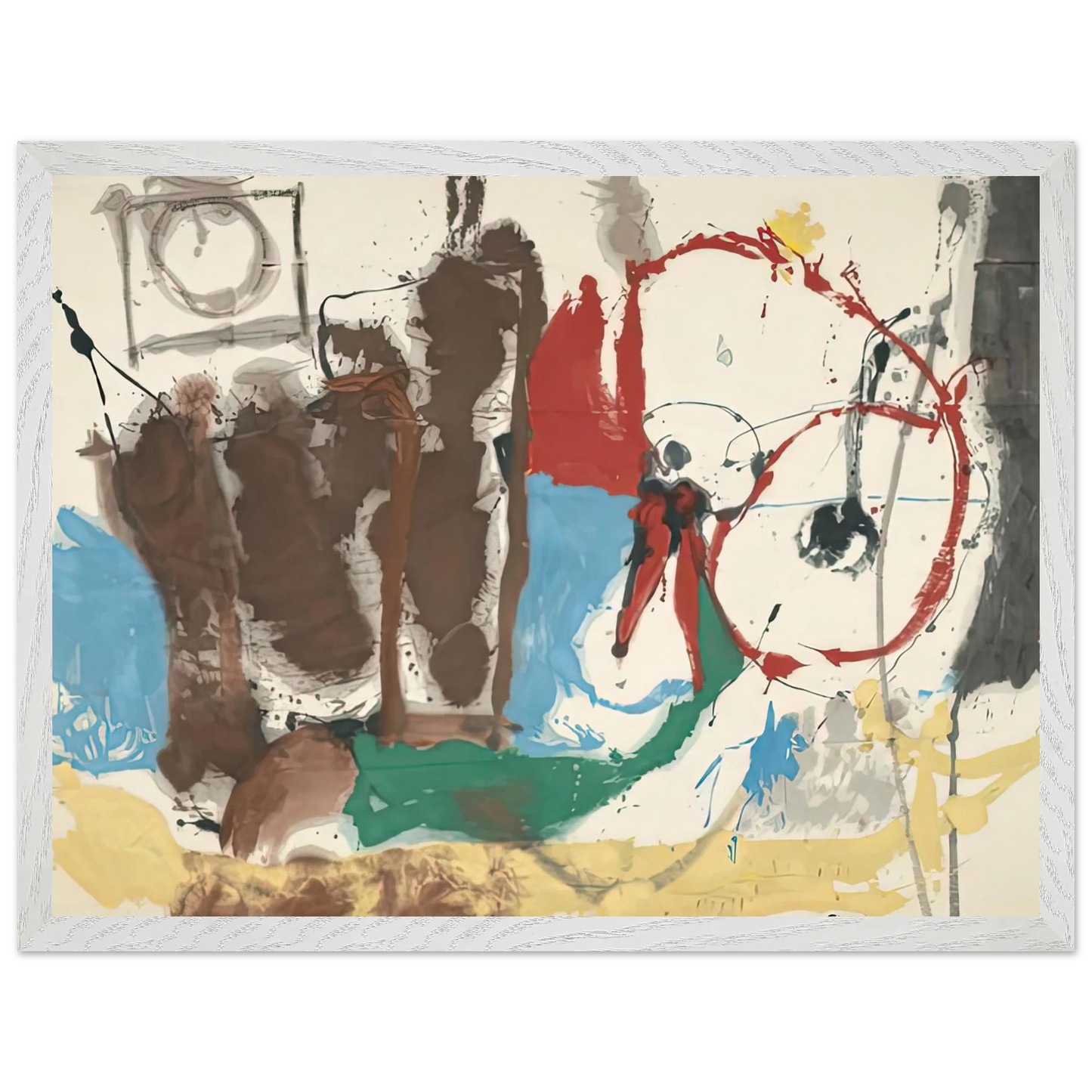 Helen Frankenthaler - Mother Goose Melody, 1959- Wall Art - 60x80 cm / 24x32 inches - Fine Art Poster - -