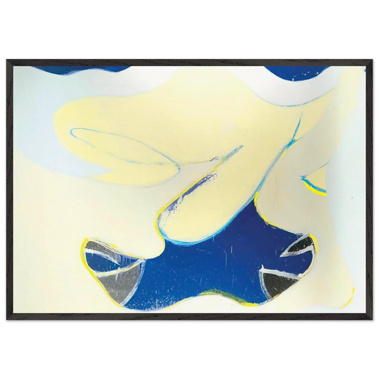 Io - 1973 - Norman Bluhm Framed Art Print – Black Wooden Frame - Default Title - -Framed Art Print