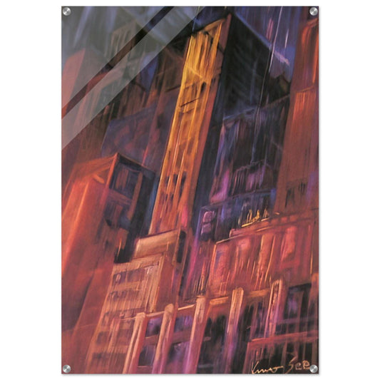 Untitled - 1965 - Konrad Zuse Acrylic Print - 70x100 cm / 28x40″ inches | Konrad Zuse Wall Art | Konrad Zuse Prints