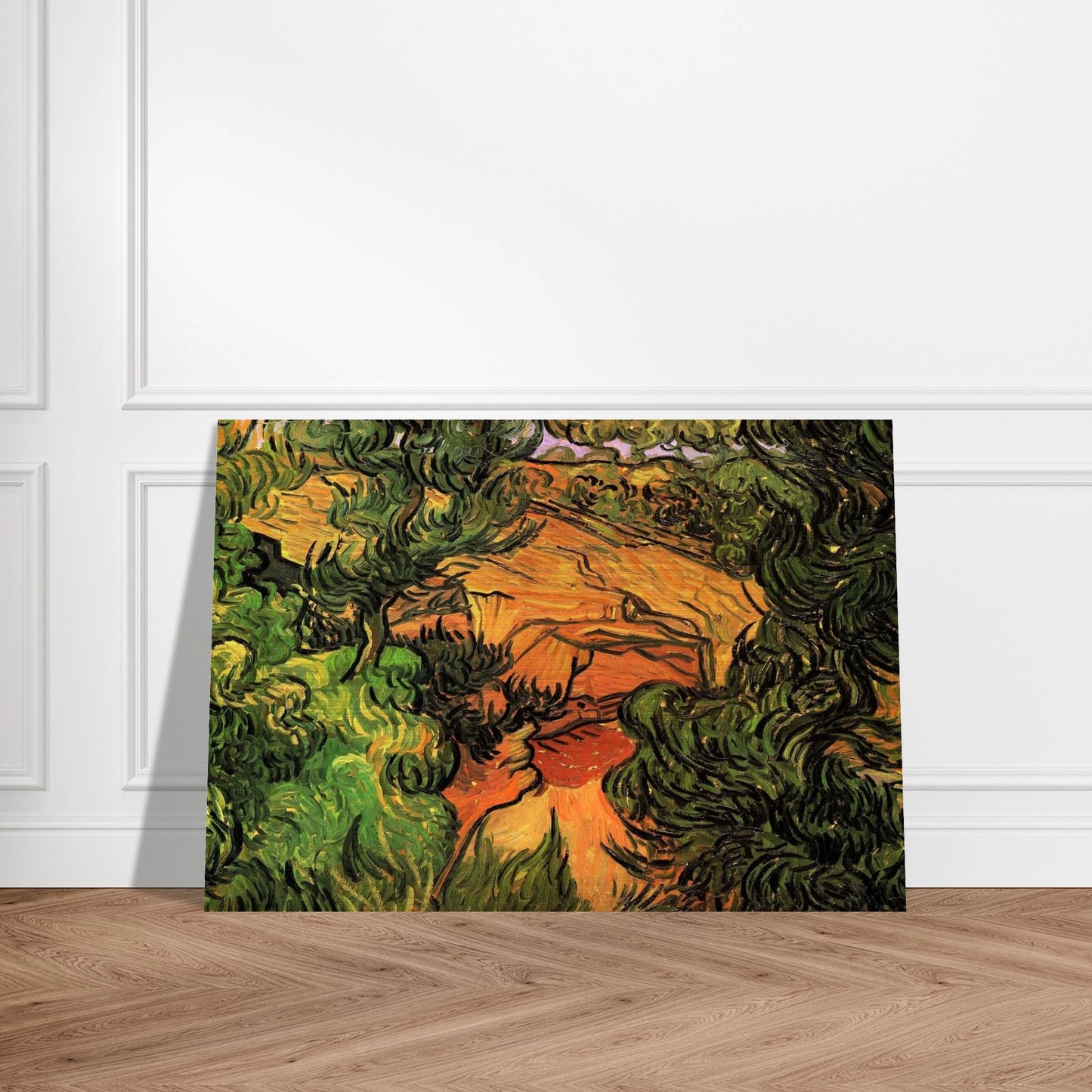 Entrance to a Quarry - Vincent van Gogh Brushed Aluminum Print - 70x100 cm / 28x40 inches | Vincent van Gogh Aluminum Print | Vincent van Gogh Prints