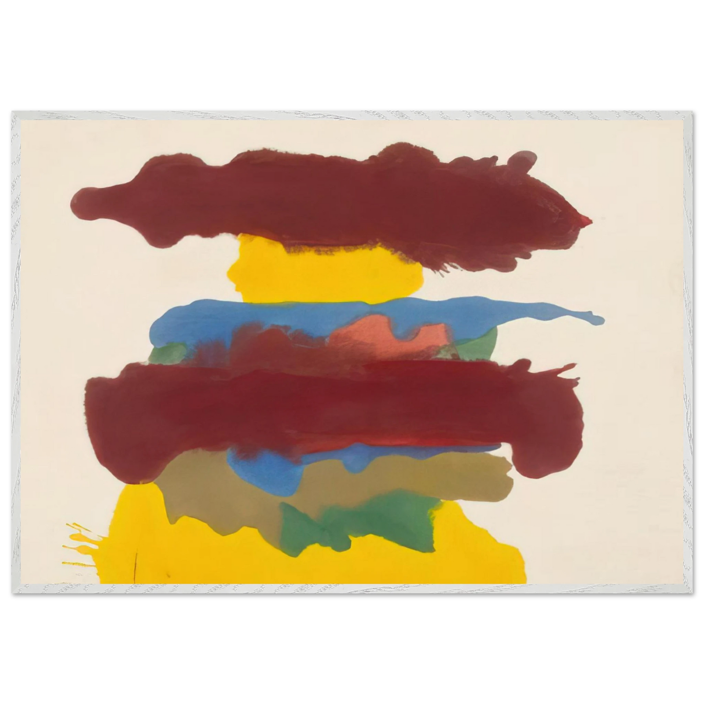 Helen Frankenthaler - Weather Change - 1963 Wall art - 45x60 cm / 18x24 inches - Fine Art Poster - -