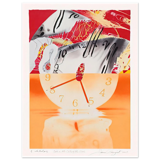 James Rosenquist - Hole in the Center of the Clock Fine Art Poster - Default Title