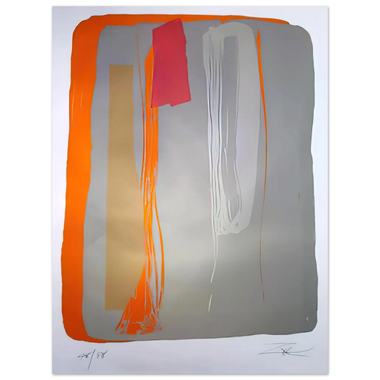 Larry Zox - Untitled 6 - 1980 Fine Art Poster - Default Title