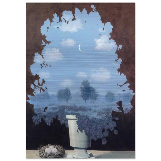 THE LAND OF MIRACLES 1964 - Rene Magritte Brushed Aluminum Print - 70x100 cm / 28x40 inches | Rene Magritte Aluminum Print | Rene Magritte Prints