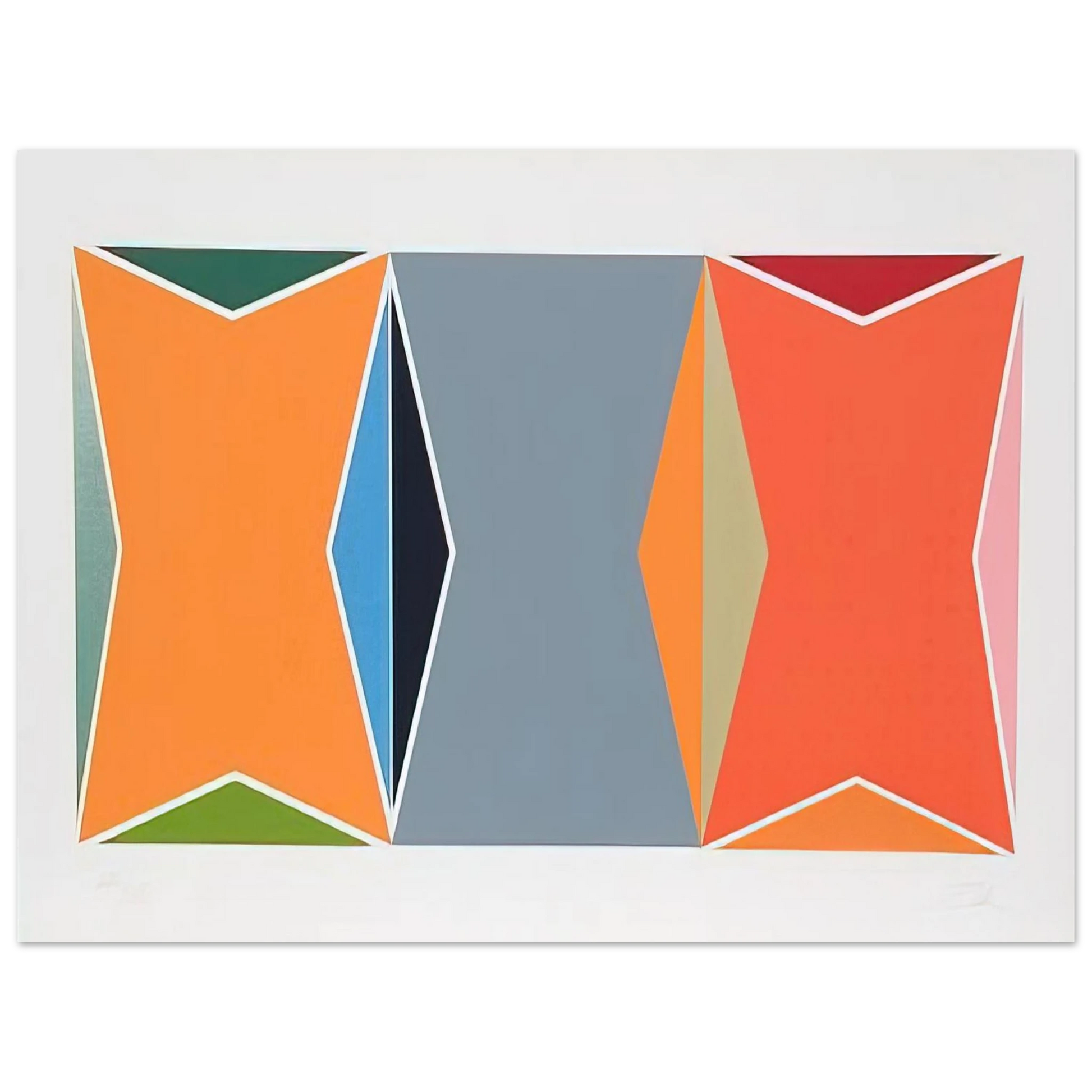 Larry Zox - Untitled 1 - 1979 Fine Art Poster - Default Title