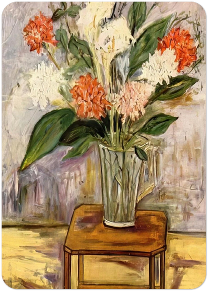 FLOWERS By Maurice Utrillo Pack of 10 Post Cards | Maurice Utrillo Post Cards | A6 (10.5 x 14.8 cm) - 4.1 x 5.8 inches