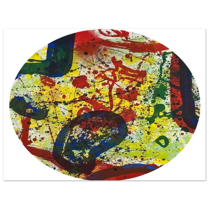 Sam Francis - untitled  sfe363   75x100 cm / 30x40inches Fine Art Poster