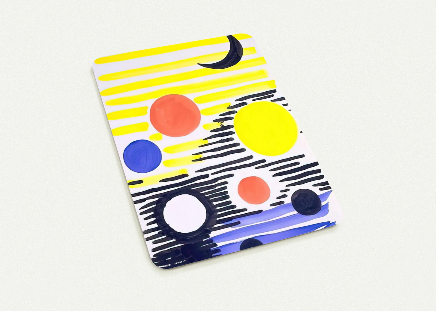 7 CIRCLES ABSTRACT 1966 By Alexander Calder Pack of 10 Post Cards | Alexander Calder Post Cards | A6 (10.5 x 14.8 cm) - 4.1 x 5.8 inches