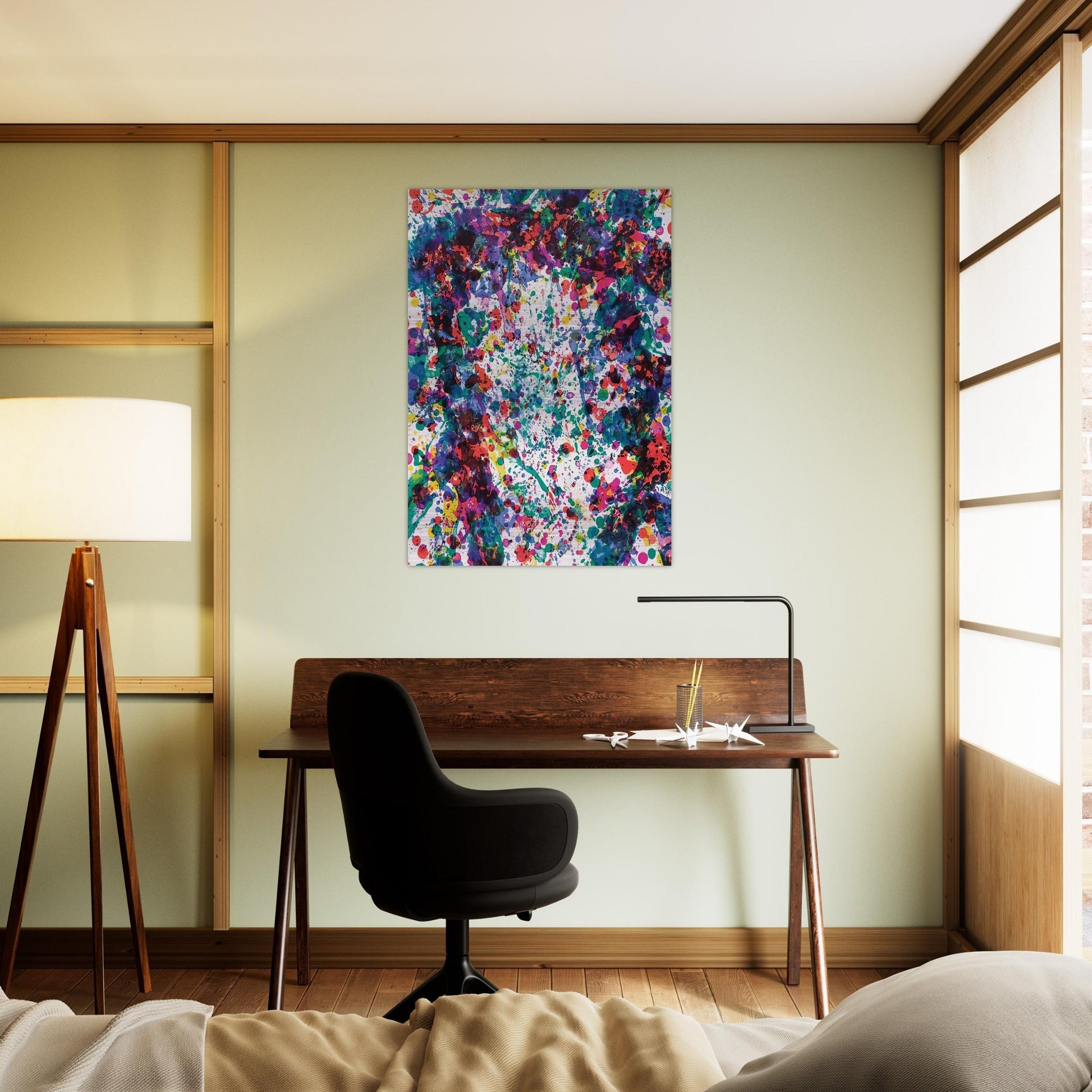 Dewy Unicorn - Sam Francis Brushed Aluminum Print - 70x100 cm / 28x40 inches | Sam Francis Aluminum Print | Sam Francis Prints