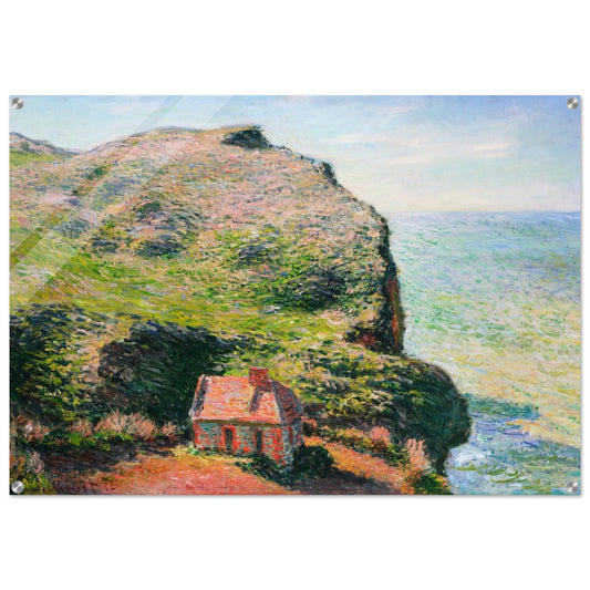 The Custom`s House - claude monet Acrylic Print - 70x100 cm / 28x40″ inches | claude monet Wall Art | claude monet Prints