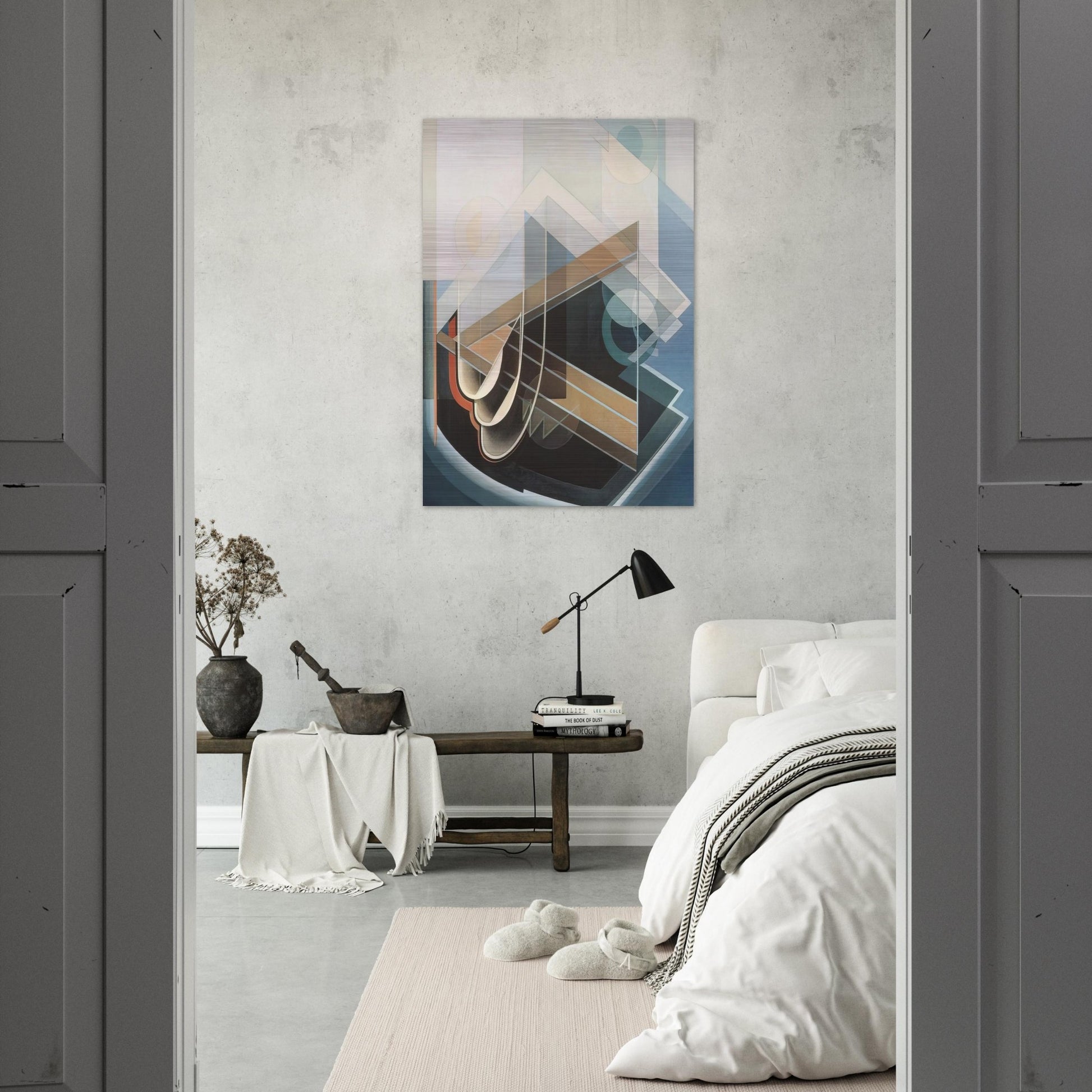 Abstract No. 7 - 1939 - Lawren Harris Brushed Aluminum Print - 70x100 cm / 28x40 inches | Lawren Harris Aluminum Print | Lawren Harris Prints