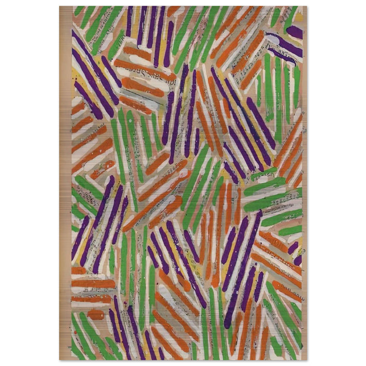 UNTITLED ULAE S13 - Jasper Johns Brushed Aluminum Print - 70x100 cm / 28x40 inches | Jasper Johns Aluminum Print | Jasper Johns Prints