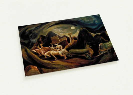 GOING WEST 1935 1 By Jackson Pollock Pack of 10 Post Cards | Jackson Pollock Post Cards | A6 (10.5 x 14.8 cm) - 4.1 x 5.8 inches