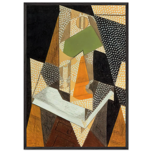 LAMP 1916 - Juan Gris Framed Art Print – Black Wooden Frame - Default Title - -Framed Art Print
