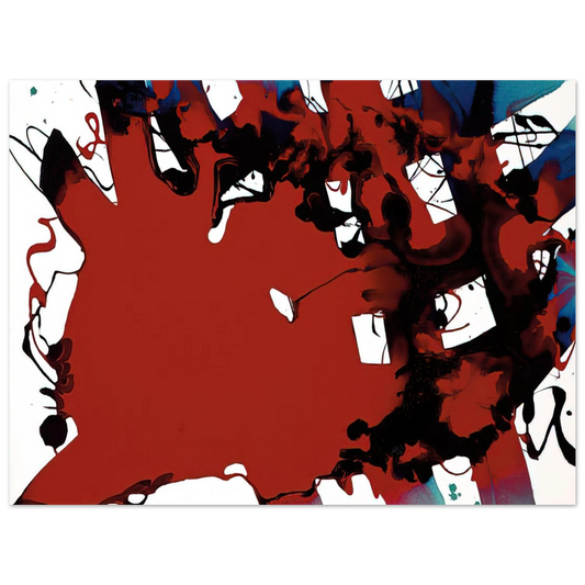 Sam Francis - Untitled  SFP94-133  SFF 1803  Fine Art Poster - Default Title
