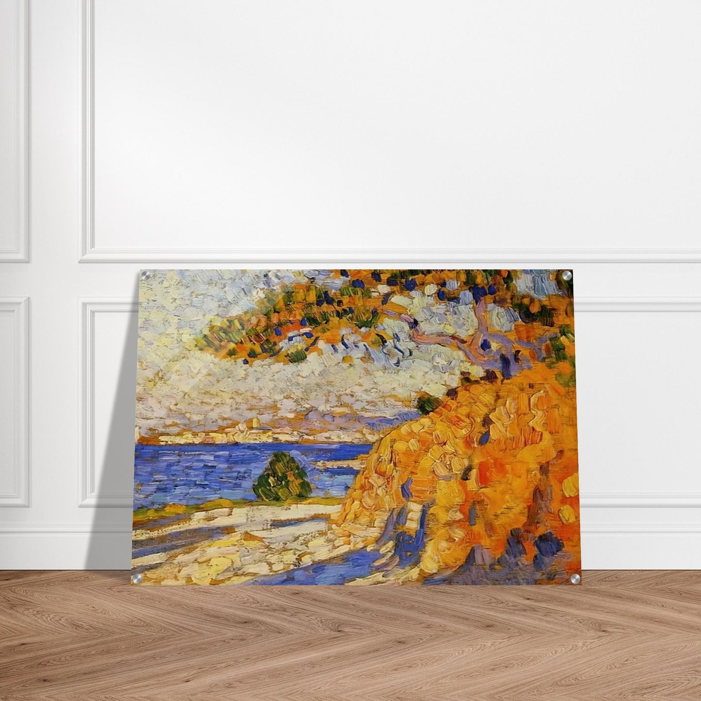 MIDI LANDSCAPE - Theo van Rysselberghe Acrylic Print - 70x100 cm / 28x40″ inches | Theo van Rysselberghe Wall Art | Theo van Rysselberghe Prints