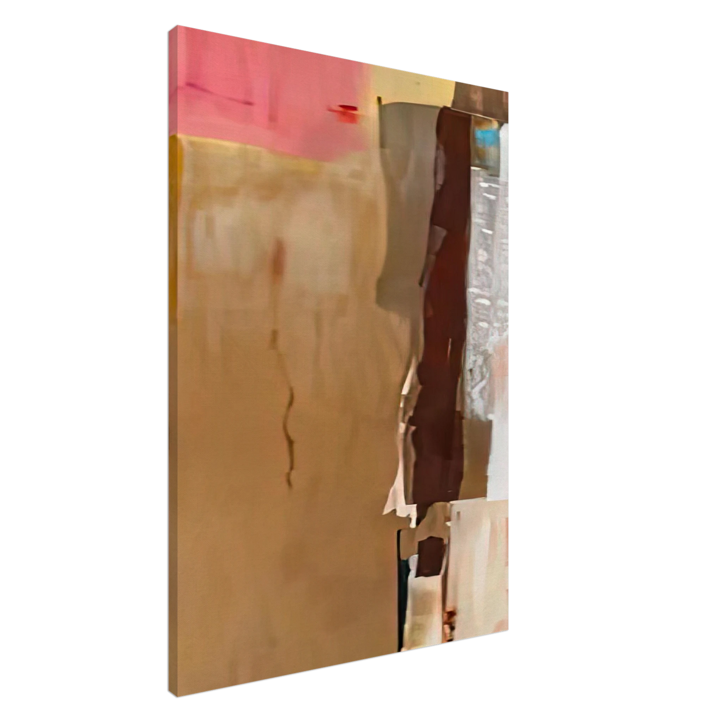 Helen Frankenthaler - Bistre I, 1976- Wall Art - 60x80 cm / 24x32 inches - Premium Wooden Framed Poster With Fine Art Paper - Black frame