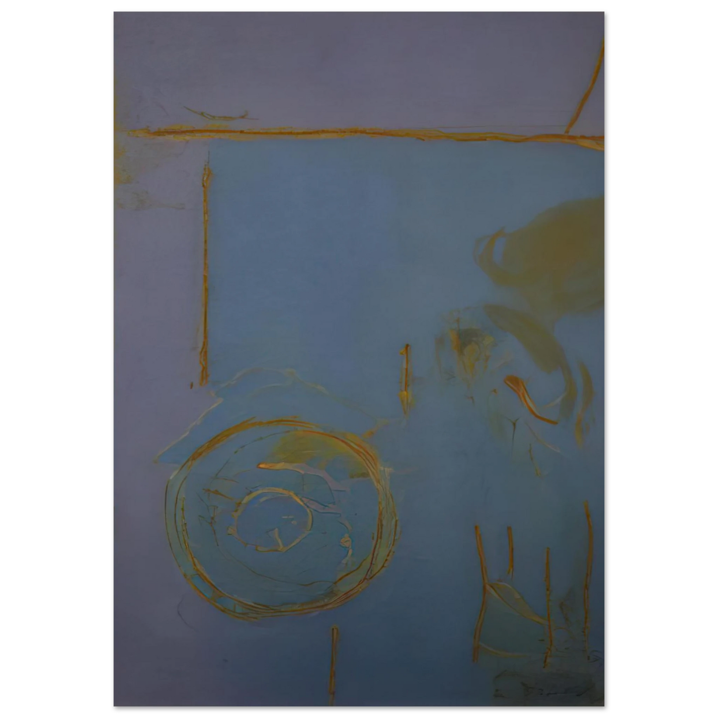 Helen Frankenthaler - Guadalupe - 1989 Wall art - 45x60 cm / 18x24 Inches - Premium Wooden Framed Poster With Fine Art Paper - Black frame