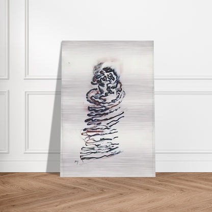 Untitled - 1970 - Henri Michaux Brushed Aluminum Print - 70x100 cm / 28x40 inches | Henri Michaux Aluminum Print | Henri Michaux Prints