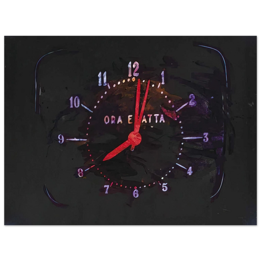 Mario Schifano - The Exact Time - 1973 Fine Art Poster - Default Title