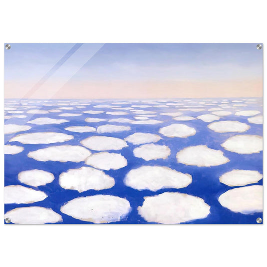 Above the Clouds I - Georgia O'Keeffe Acrylic Print - 70x100 cm / 28x40″ inches