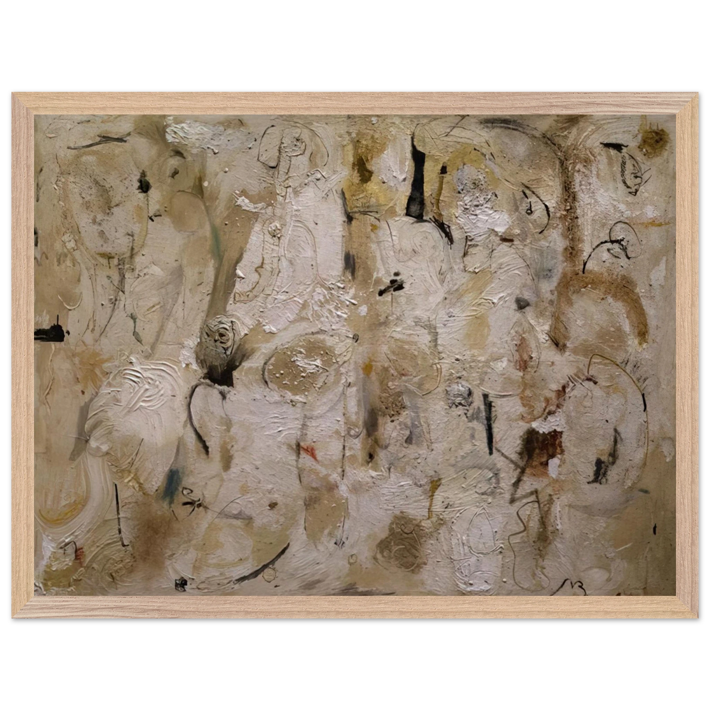 Helen Frankenthaler - Painted on 21st Street - 1951 Wall art - 15x20 cm / 6x8 inches - Fine Art Poster - -