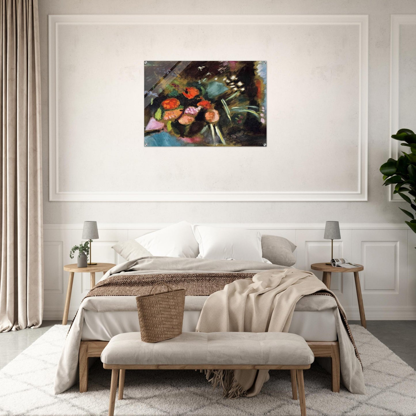 FLOWERS 1906 - Henri Matisse Acrylic Print - 70x100 cm / 28x40″ inches | Henri Matisse Wall Art | Henri Matisse Prints