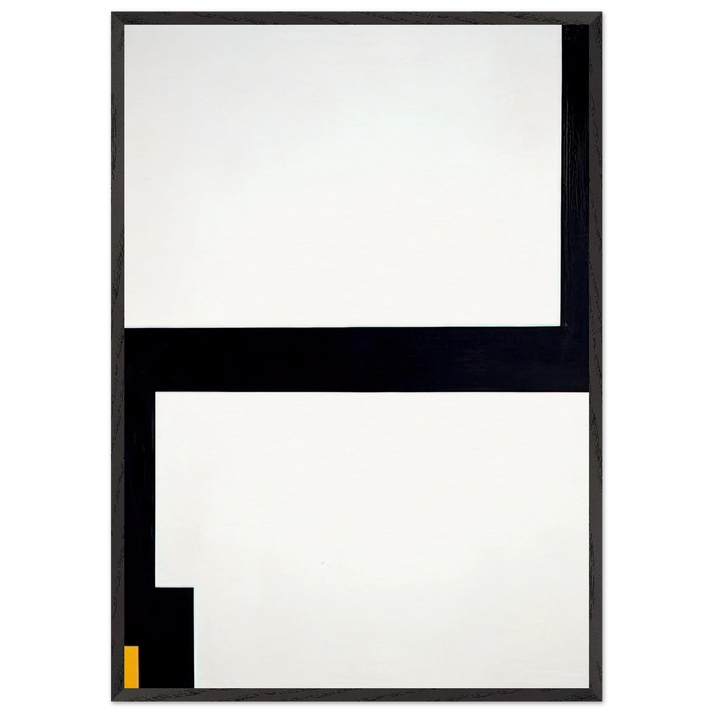 Thalocropolis - Al Held 70x100 cm / 28x40 inches Framed Art Print – Black Wooden Frame