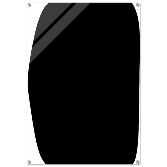 Black Ripe - Ellsworth Kelly Acrylic Print - 70x100 cm / 28x40″ inches | Ellsworth Kelly Wall Art | Ellsworth Kelly Prints