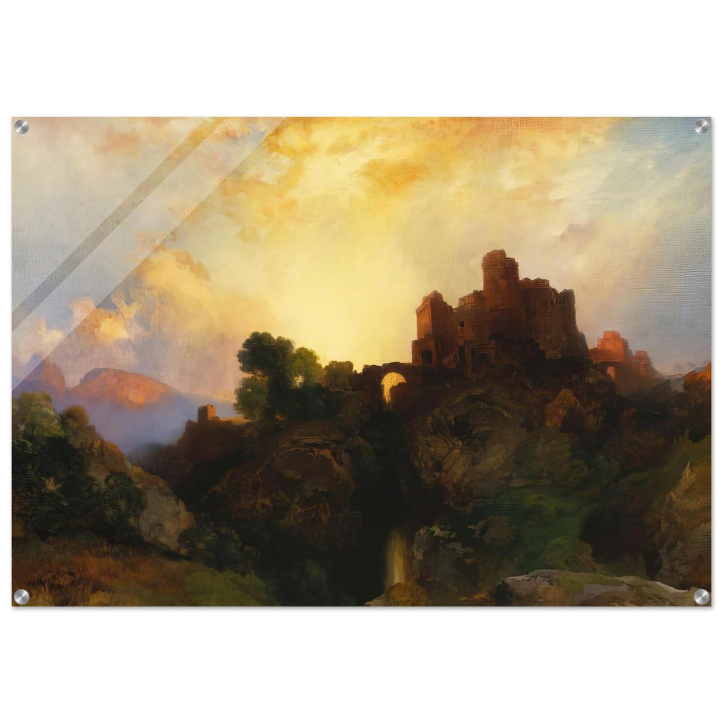 Caledonia - Thomas Moran Acrylic Print - 70x100 cm / 28x40″ inches