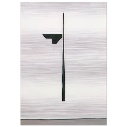 Butterfly II - 1969 - Blinky Palermo Brushed Aluminum Print - 70x100 cm / 28x40 inches | Blinky Palermo Aluminum Print | Blinky Palermo Prints