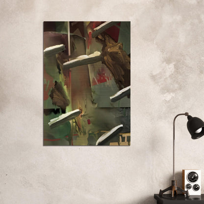 ABSTRAKTES BILD ABSTRACT PAINTING 1976 - Gerhard Richter Brushed Aluminum Print - 70x100 cm / 28x40 inches | Gerhard Richter Aluminum Print | Gerhard Richter Prints